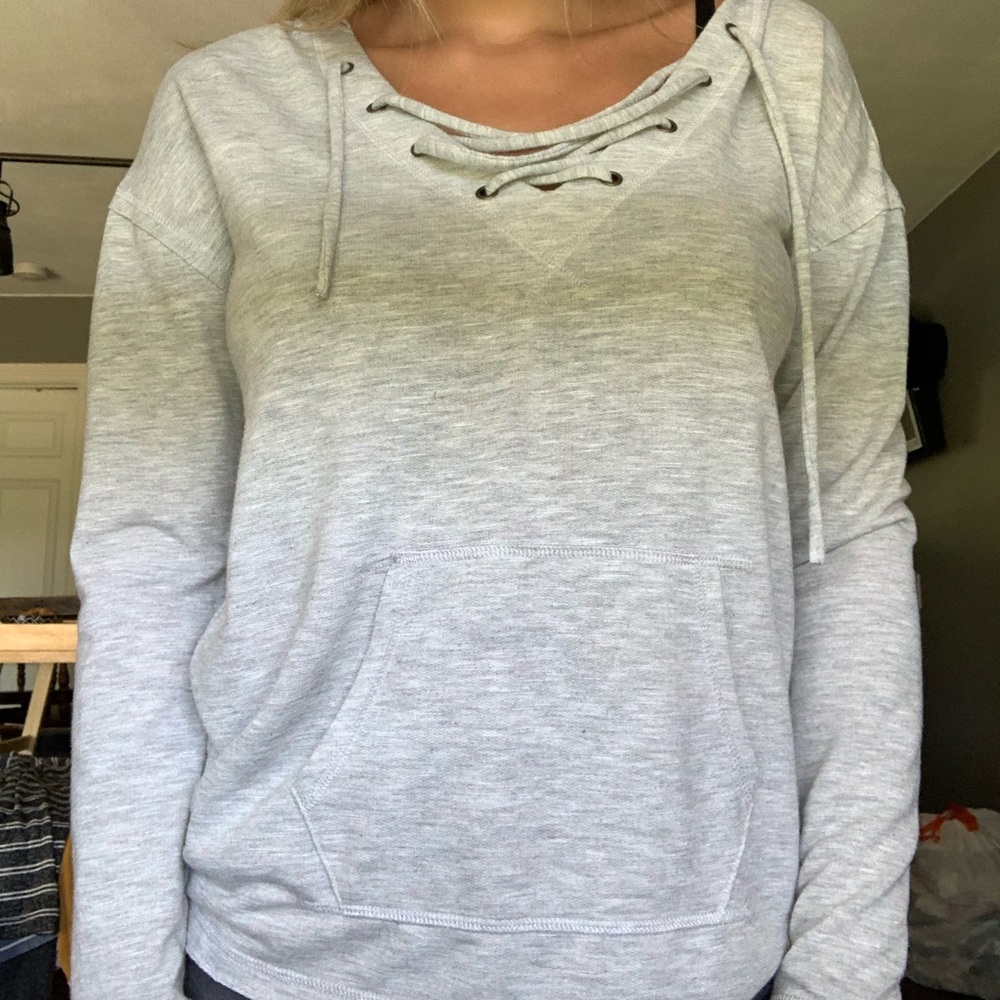 Gray hoodie